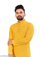 Embellished Punjabi Cotton Blend Dress for Women 