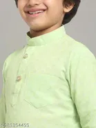 Cotton Blend Kurta with Pyjamas for Boys 