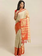 New Fancy Cotton Festive Sarees 