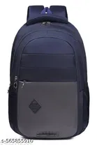 Polyester Backpack for Men & Women, Blue