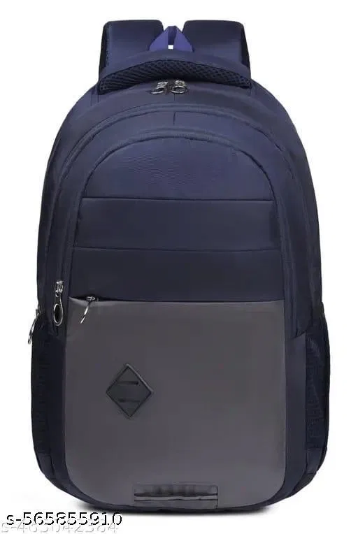 Polyester Backpack for Men & Women, Blue