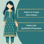 Crepe Printed Kurti for Women 