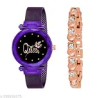 Analog Watch with Bracelet for Women 