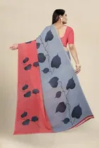 SVB जॉर्जेट साड़ी विद ब्लाउज फॉर विमेंस 