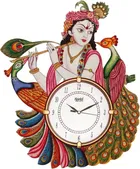 Ajanta Plastic Wall Clock, Large [12" × 12"] 
