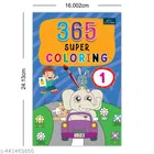 365 Super Coloring Book For Kids  Set Of 2 - Fun, Educational, Colorful Imagery, Engaging Activities, And Hours Of Entertainment Drawing Books For Kids. Suitable For All Age Groups ,