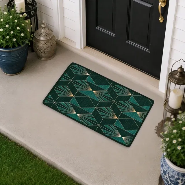 Status Anti Slip Memory Foam Doormat 37x57cm Printed