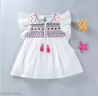Cotton Blend Frock for Girls 