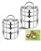 3 Layer Steel Lunchbox 