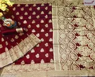 Banarasi Silk Zari Woven Saree for Women 