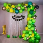 Jungle Theme 1st Birthday Balloon Decoration Kit , Multicolor, Pack Of 63