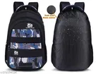 Polyester Backpack for Men & Women, Black
