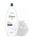 Dove Deeply Nourishing Body Wash 250 ml + Free 1 Loofah