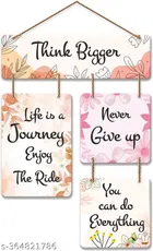 MDF Wooden Wall Hanging Quotes 
