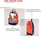 Gear Superior, 19L Backpack for Men & Women, Orange Black