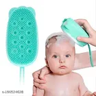 Silicone Body Back Scrubber & Body Scrubbing Brush with Scalp Massager 