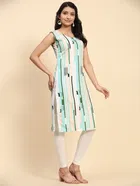 Crepe Printed Kurti for Women 
