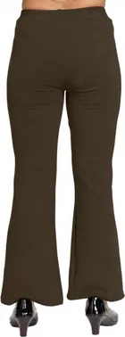 Polyester Solid Trouser for Women 