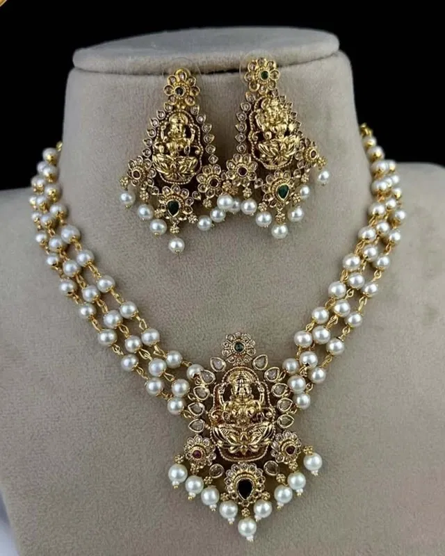 Fashion Jewellery Set for Women (Orange, Free Size)
