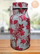 KANUSHI Industries® Fridge Cover for Top with Pockets/Refrigerator Cover + 1 Pc Lpg Gas Cylinder Cover