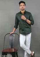Cotton Blend Full Sleeves Shirt for Men 