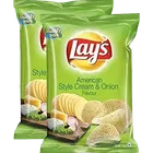 Lays Americann Style Cream & Onion Flavour Chips 2X30.5 g (Set Of 2)