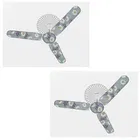 E-Retailer PVC Waterproof 3 Blade Ceiling Fan Cover With Adjustable Elastic Closer 