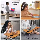 FROZEN Wood Portable Laptop Table 