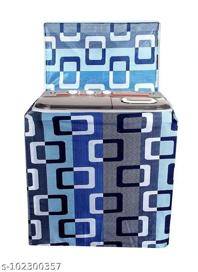 Polyester Washing Machine Cover (Multicolor)