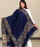 Self-Design Woven Acrylic Women Shawl 