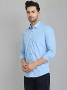 Men's Solid Full Sleeves Shirt 