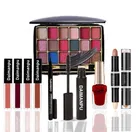 Combo of Eye Shadow Palette, Kajal, 4 Pcs Lipsticks, Mascara & Concealer for Women 