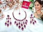 Rose Gold Finish Necklace Set for Women 