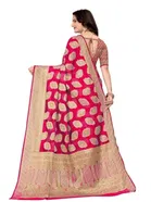 Organza Zari Woven Saree for Women 
