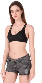 Cotton Blend Non Padded Bra for Women 