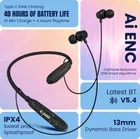 Aroma NB120 Banner Bluetooth Neckband - 40H [Metal Black]