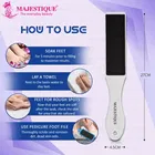 Majestique Flat Foot Filer Double-Sided Professional Foot File Filer Dead Skin Removal Scraper 