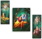 MDF 3 Pcs Designer Wall Painting for Home & Office 