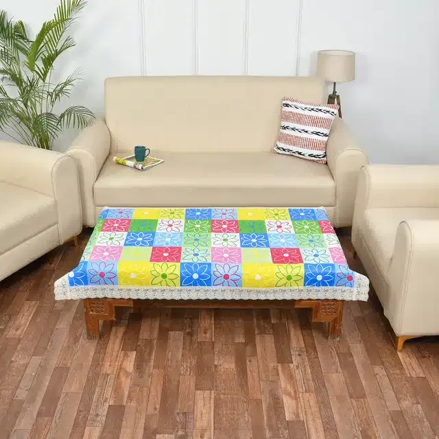 Polycotton Table Covers (Multicolor, 40x60 Inches)