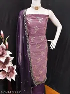Embroidered Anarkali Suit for Women 