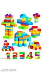 Plastic 60 Pcs Block Toys Set for Kids 