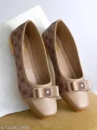 Shoetopia Brown Ballerinas 