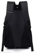 Polyester Backpack for Men & Women, Black