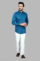 Cotton Blend Full Sleeves Shirt for Men 