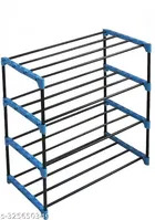 Metal 4 Layer Collapsible Multipurpose Rack 