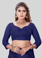 Net Floral Saree for Women 