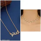 Alloy Pendant with Chain & Necklace for Women 