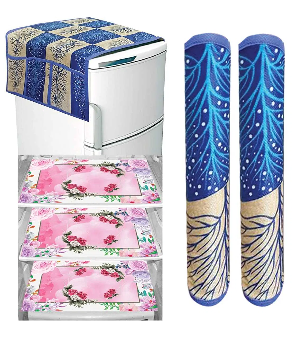 Refrigerator Covers (Blue) (A-4)
