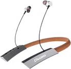 Dvaio XD-N25 Rechargeable Wireless Bluetooth Neckband (Beige & Grey)