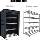 Metal 4 Layer Collapsible Multipurpose Rack 
